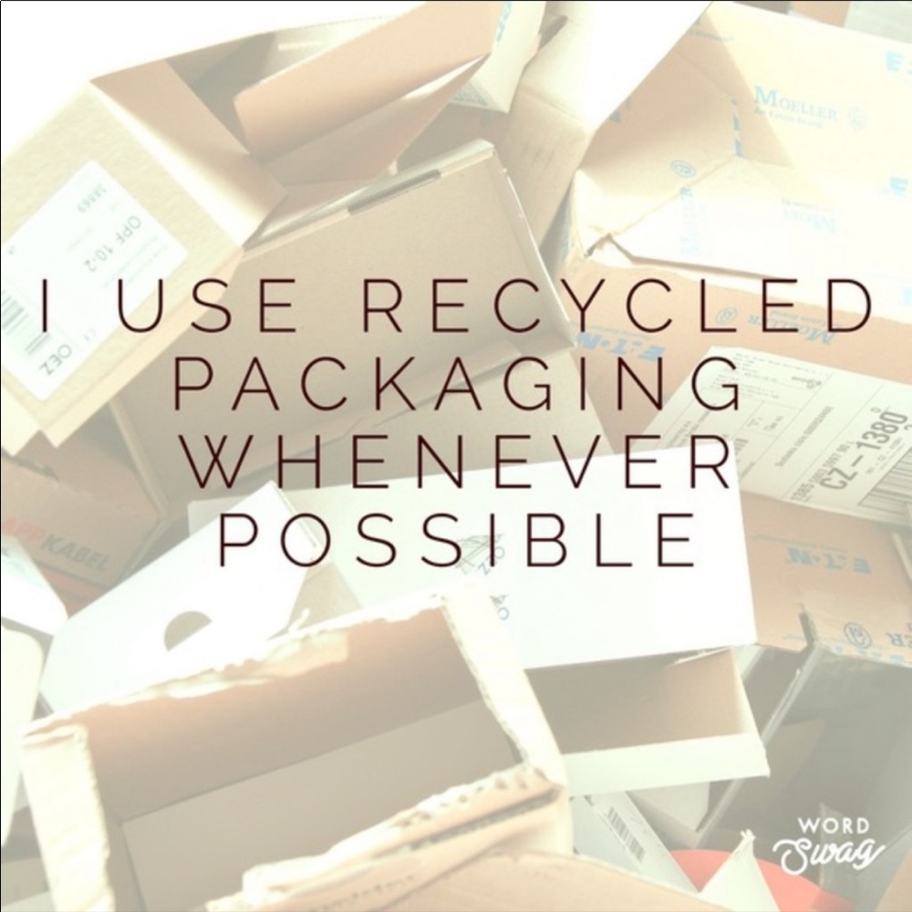 REUSE. REDUCE. RECYCLE!